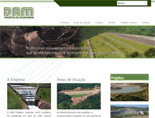 Tablet Screenshot of dam.com.br